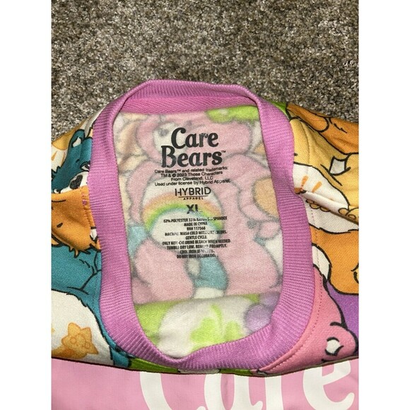 Hybrid Apparel Womens Care Bears Crewneck Sweatshirt Pink XL New - Picture 2 of 6